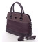 Exkluzivní dámská fialová pevná kabelka do ruky - David Jones Agape
