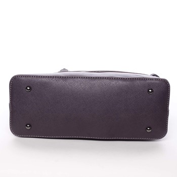 Exkluzivní dámská fialová pevná kabelka do ruky - David Jones Agape
