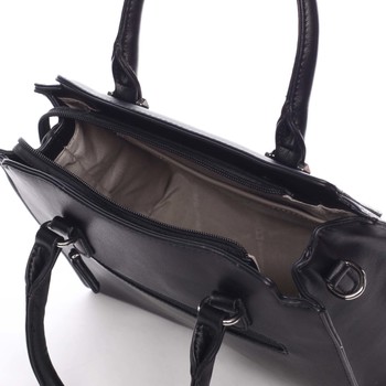Luxusní dámská černá kabelka do ruky - David Jones Agathi