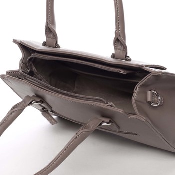 Luxusní dámská tmavě starorůžová kabelka do ruky - David Jones Agathi