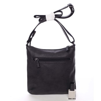 Dámská crossbody kabelka černá polobroušená - David Jones Diannah