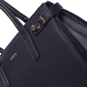 Atraktivní dámská kabelka do ruky tmavě modrá - David Jones Eugenie