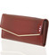 Dámská kožená lakovaná peněženka červená - Loren Aubrey