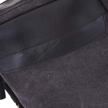 Stylová dvoukomorová pánská taška na doklady černá - Gerard Henon Percy