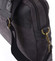 Luxusní střední pánská taška s koženými detaily černá - Gerard Henon Baron