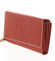Dámská kožená peněženka červená - WILD Haemon