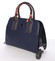 Stylová trendy dámská kabelka do ruky tmavě modrá - David Jones Crescent