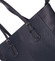 Exkluzivní saffianová dámská kabelka se vzorem tmavě modrá - David Jones Melusina