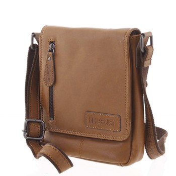 Luxusní pánská kožená taška hnědá - Kimberley Torr