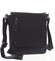 Luxusní pánská kožená taška černá - Kimberley Torr