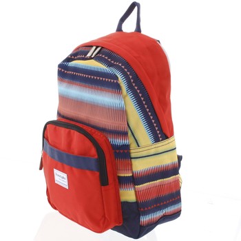 Střední dámský červený batoh na výlety - Travel plus 0643