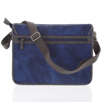 Velká modrá moderní taška na notebook - Lee Cooper Aesculapius