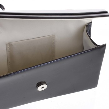 Dámské černé elegantní lesklé psaníčko - Delami Wave