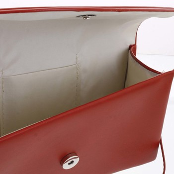 Dámské červené elegantní matné psaníčko - Delami Wave