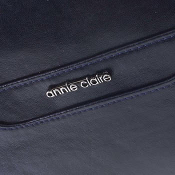 Větší elegantní tmavě modrá dámská kabelka - Annie Claire 4081