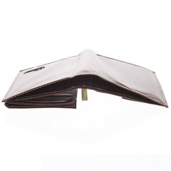 Elegantní pánská kožená peněženka hnědá - BUFFALO Amasai