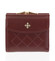 Trendy menší dámská vínová peněženka se vzorem - Milano Design SF1815