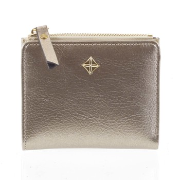 Jednoduchá malá dámská zlatá peněženka - Milano Design SF1806
