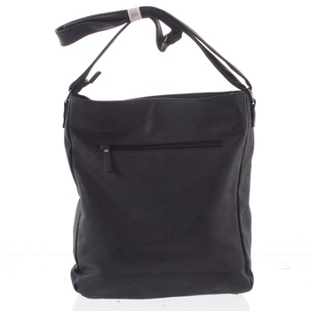 Velká dámská černá crossbody kabelka - Enrico Benetti Loffel