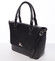Elegantní pevná kabelka černá - Delami Amari