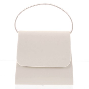 Luxusní dámské psaníčko/kabelka lakované béžové - Delami Viseria