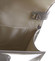 Luxusní dámské psaníčko/kabelka lakované šedé se semišovou klopou - Delami Viseria