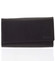 Dámská klasická černá kožená peněženka - Diviley Uniberso