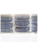 Velká modrá kožená lakovaná peněženka se zlatým vzorem- Lorenti 107SK