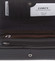 Elegantní lakovaná kožená černá peněženka - Loren 037RS