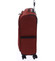 Nadčasový lehký látkový cestovní kufr červený - Menqite Timeless M
