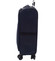 Nadčasový lehký látkový cestovní kufr tmavě modrý - Menqite Timeless M