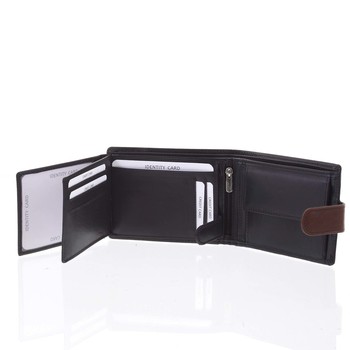 Kožená černá pánská peněženka - Tomas 99VT