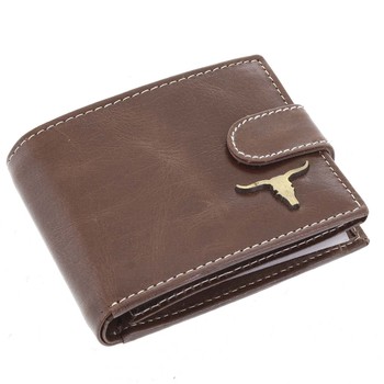Moderní pánská kožená peněženka hnědá - BUFFALO Paise