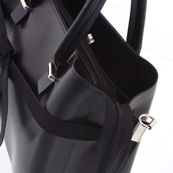 Trendy dámská kabelka do ruky černá - Delami Giovanna