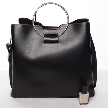Luxusní dámská kabelka černo hnědá - Delami Gracelynn