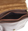 Luxusní kožená taška přes rameno oříškově hnědá - ItalY Tristen