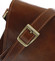 Pánská luxusní kožená taška přes rameno antukově hnědá - ItalY Jamar