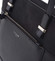 Elegantní saffianová dámská černá kabelka - David Jones Yolanda