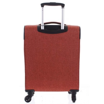 Odlehčený cestovní kufr malinově červený - Menqite Kisar M
