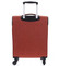 Odlehčený cestovní kufr malinově červený - Menqite Kisar S