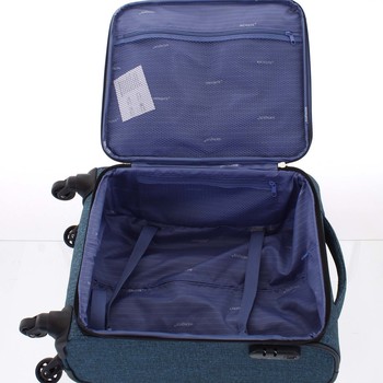 Odlehčený cestovní kufr zelený - Menqite Kisar L