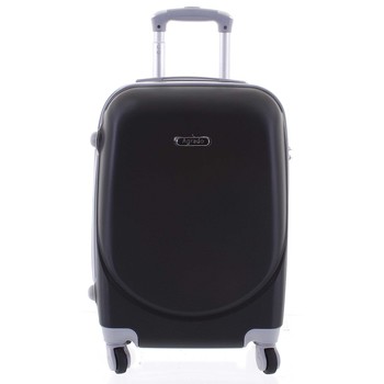 Kvalitní a elegantní pevný černý cestovní kufr - Agrado Peter M