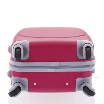 Kvalitní a elegantní pevný fuchsiový cestovní kufr - Agrado Peter L
