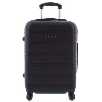 Kvalitní a elegantní pevný černý cestovní kufr - Agrado Michael S