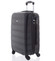 Kvalitní a elegantní pevný černý cestovní kufr - Agrado Michael M