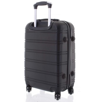 Kvalitní a elegantní pevný černý cestovní kufr - Agrado Michael L