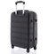 Kvalitní a elegantní pevný černý cestovní kufr - Agrado Michael M