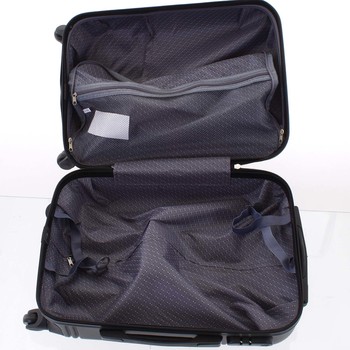 Kvalitní a elegantní pevný tmavě modrý cestovní kufr - Agrado Michael L