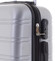 Kvalitní a elegantní pevný stříbrný cestovní kufr - Agrado Michael M