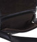 Luxusní černá kožená taška přes rameno Hexagona 129898